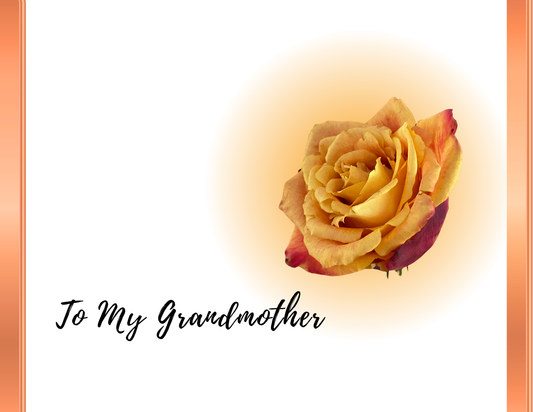 FOR MY GRANDMOTHER