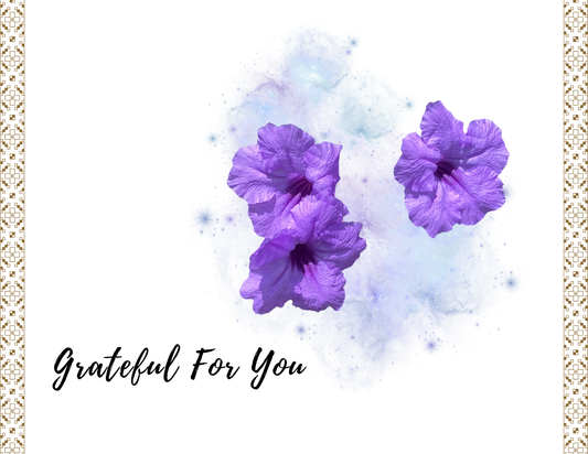 GRATEFUL FOR YOU