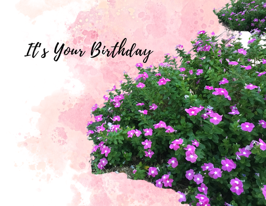 ITS YOUR BIRTHDAY