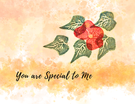 YOU ARE SPECIAL TO ME